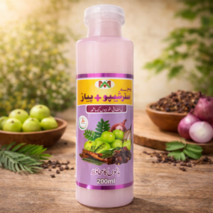 Markaz Garlic & Onion Herbal Shampoo – Hair Care Formula (200ml)