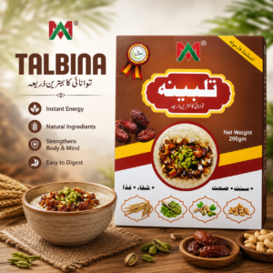 Talbina Premium Mix with Dates & Nuts – Instant Energy Food (200g)